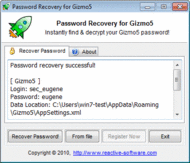 Password Recovery for Gizmo5 screenshot